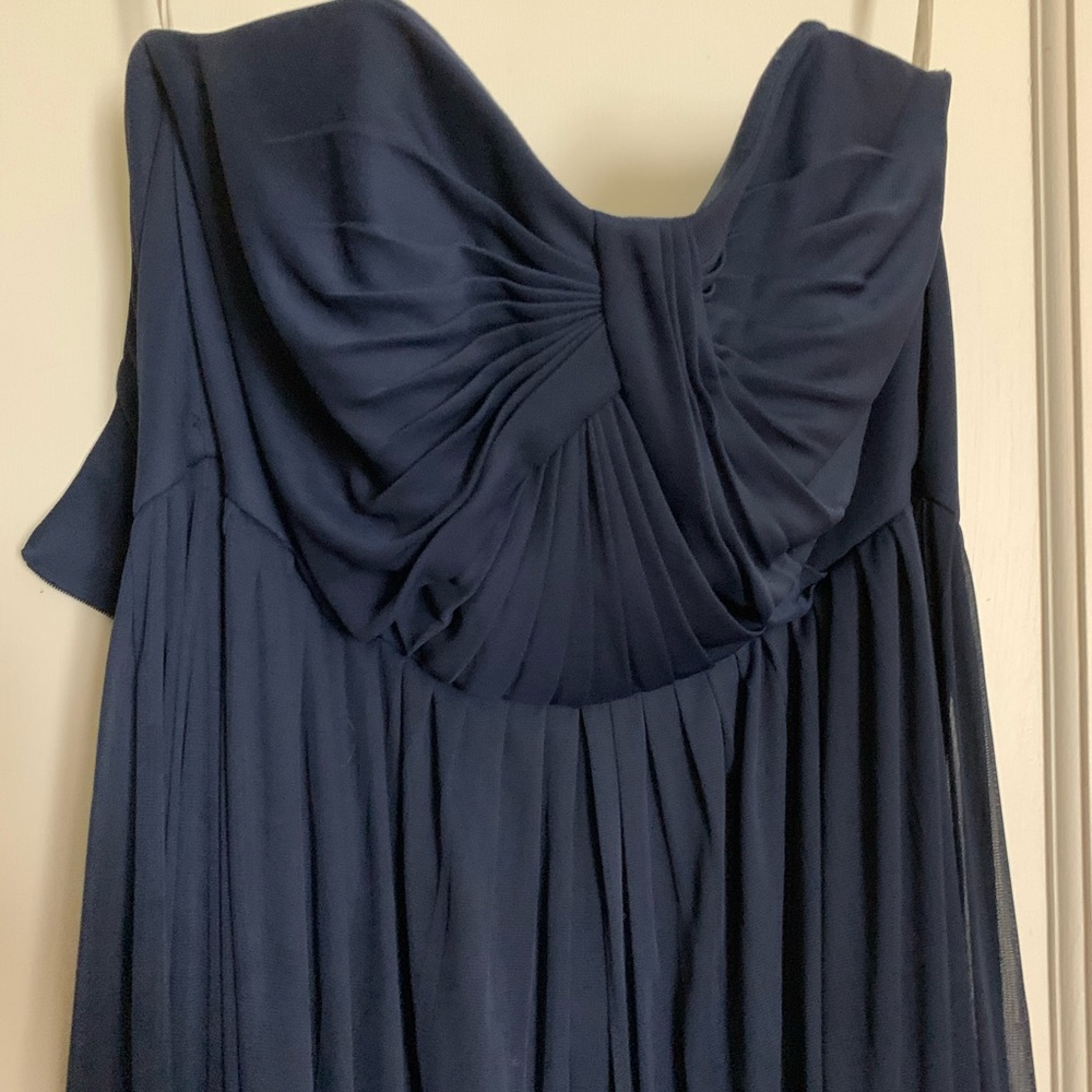 Navy blue infinity dress